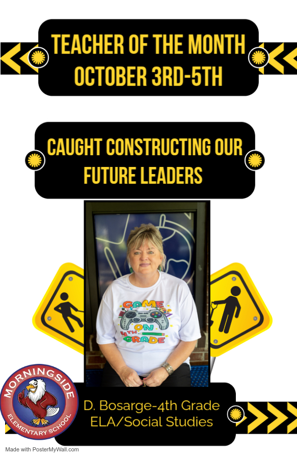 Soaring Eagle Faculty and Staff for the month of October