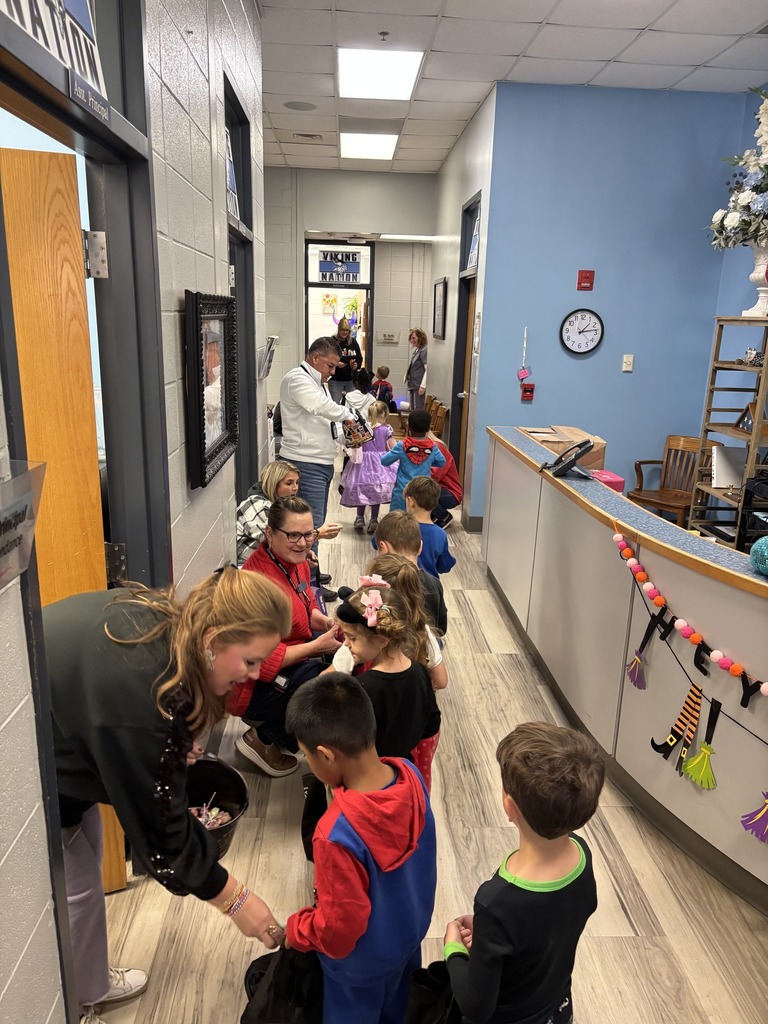 Pre-K students trick or treating