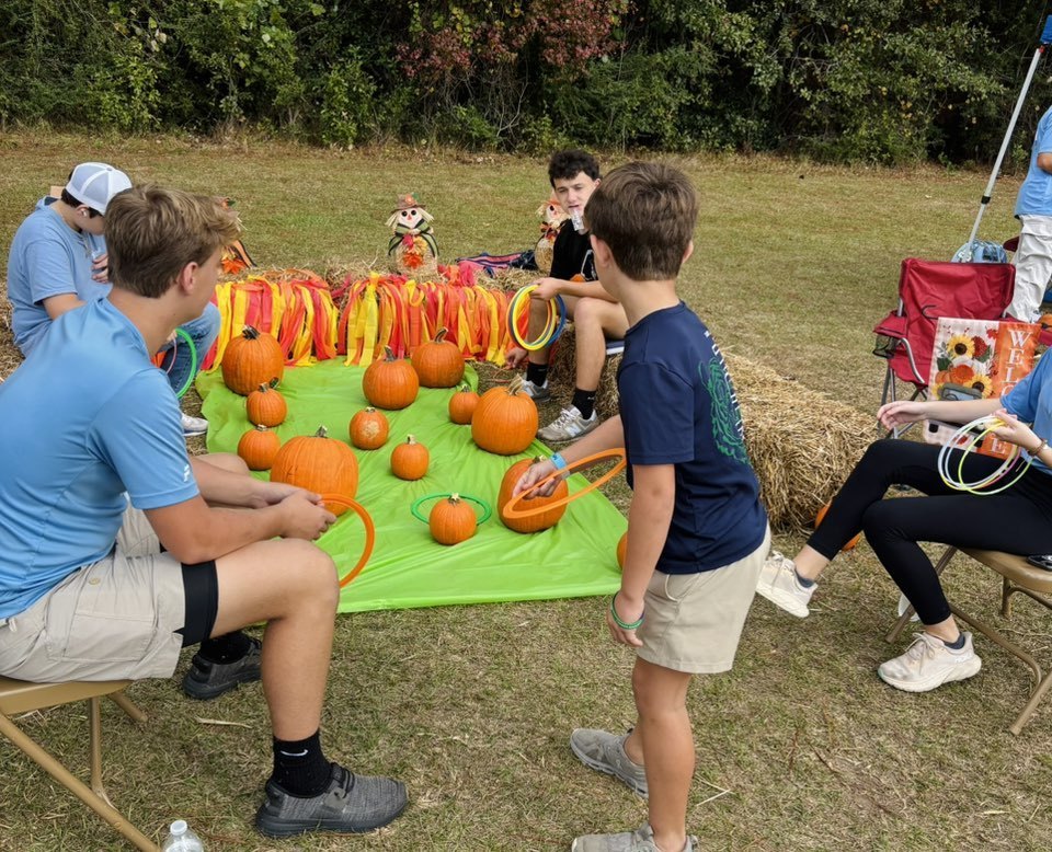 Students volunteering at Fall Festivals