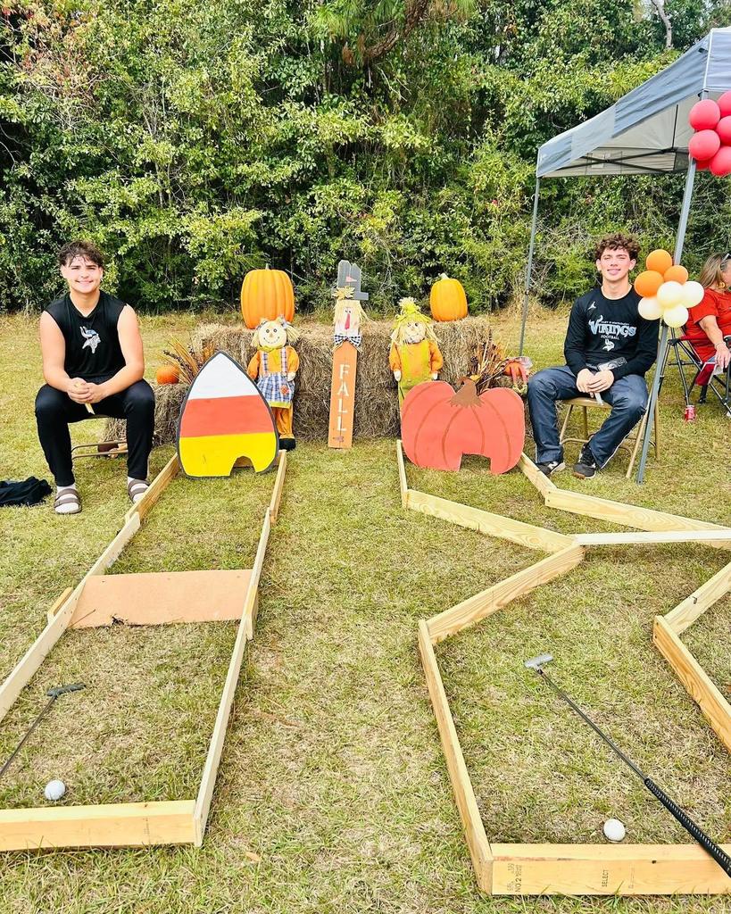 Students volunteering at Fall Festivals