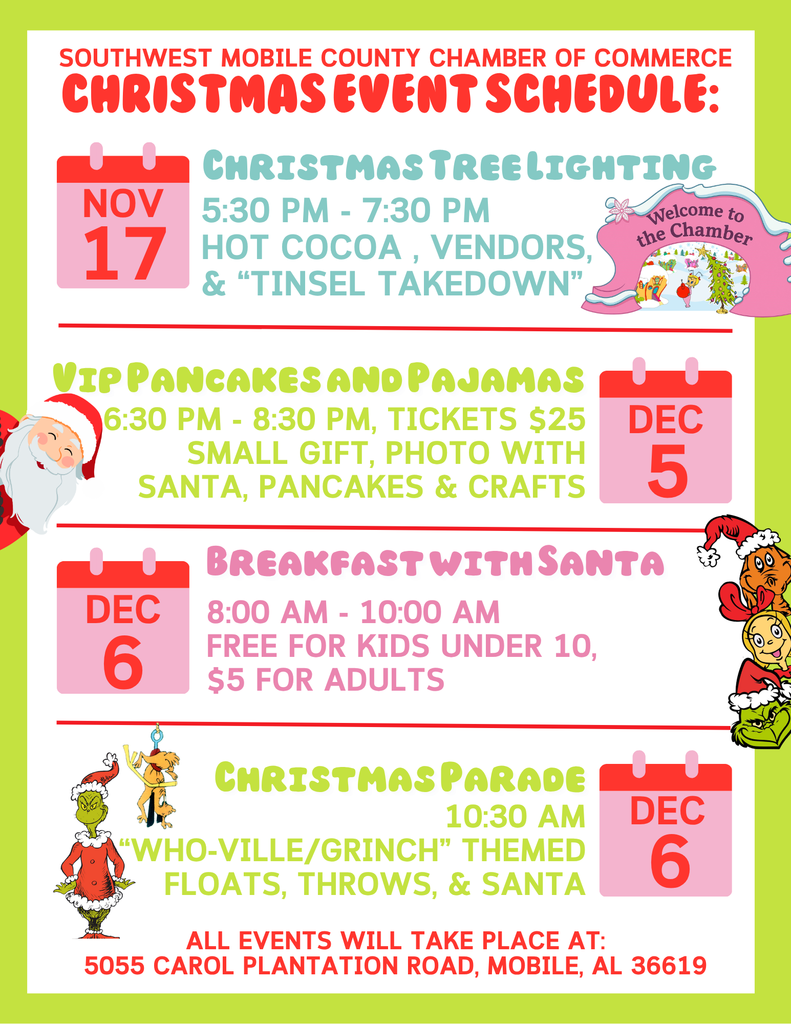 2025 Christmas Event Flyer