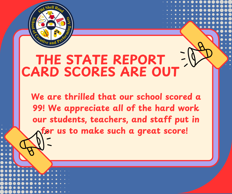 State report cord score of 99 for the 2024-2025 school year. 