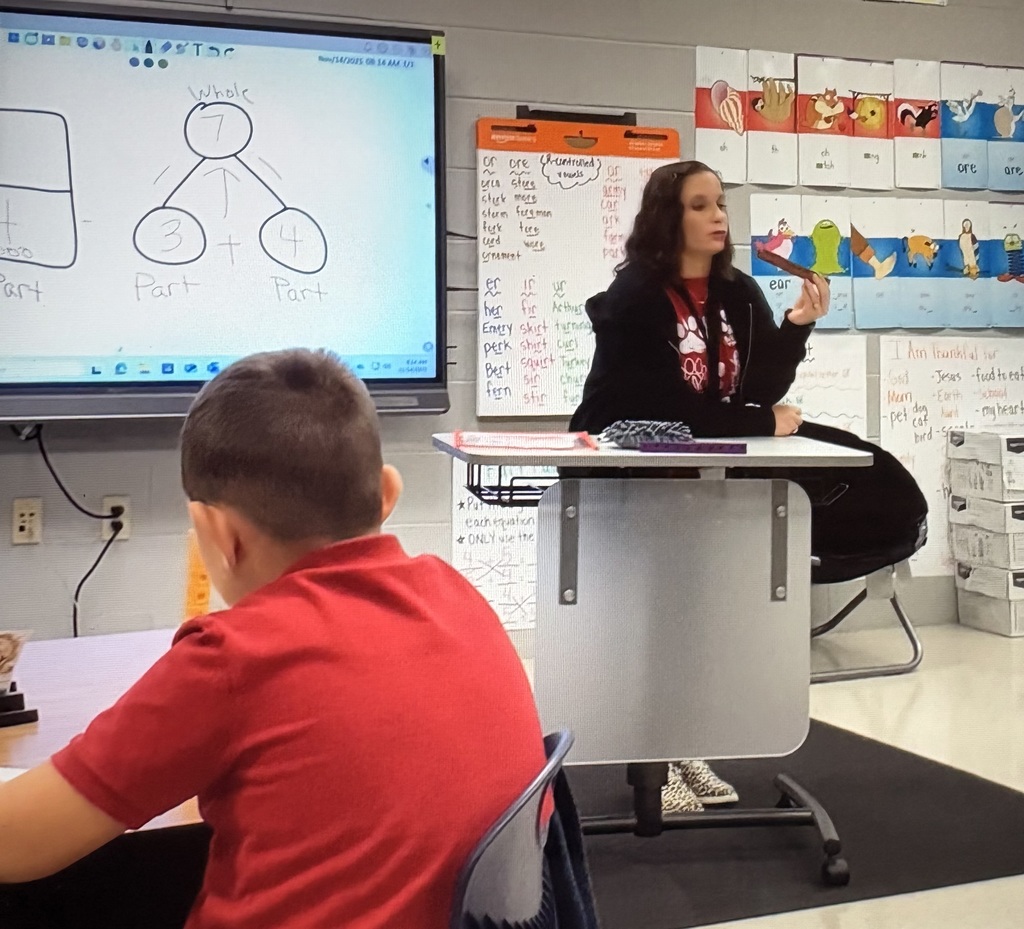 teacher explaining task