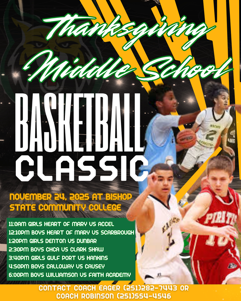 Thanksgiving Middle School Basketball Classic Flyer