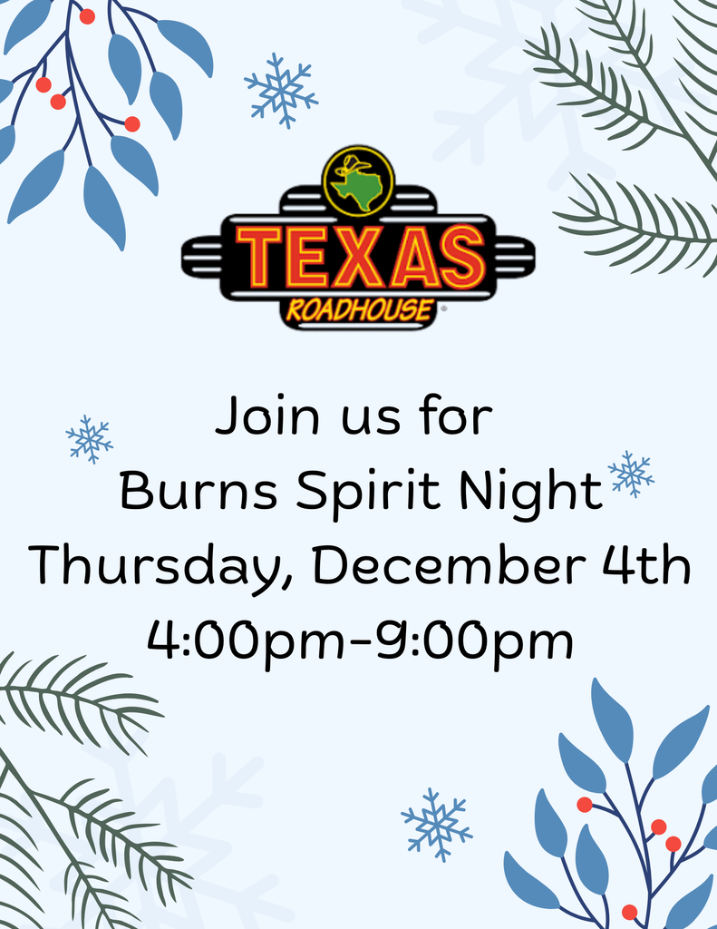 Burns Spirit Night Flyer
