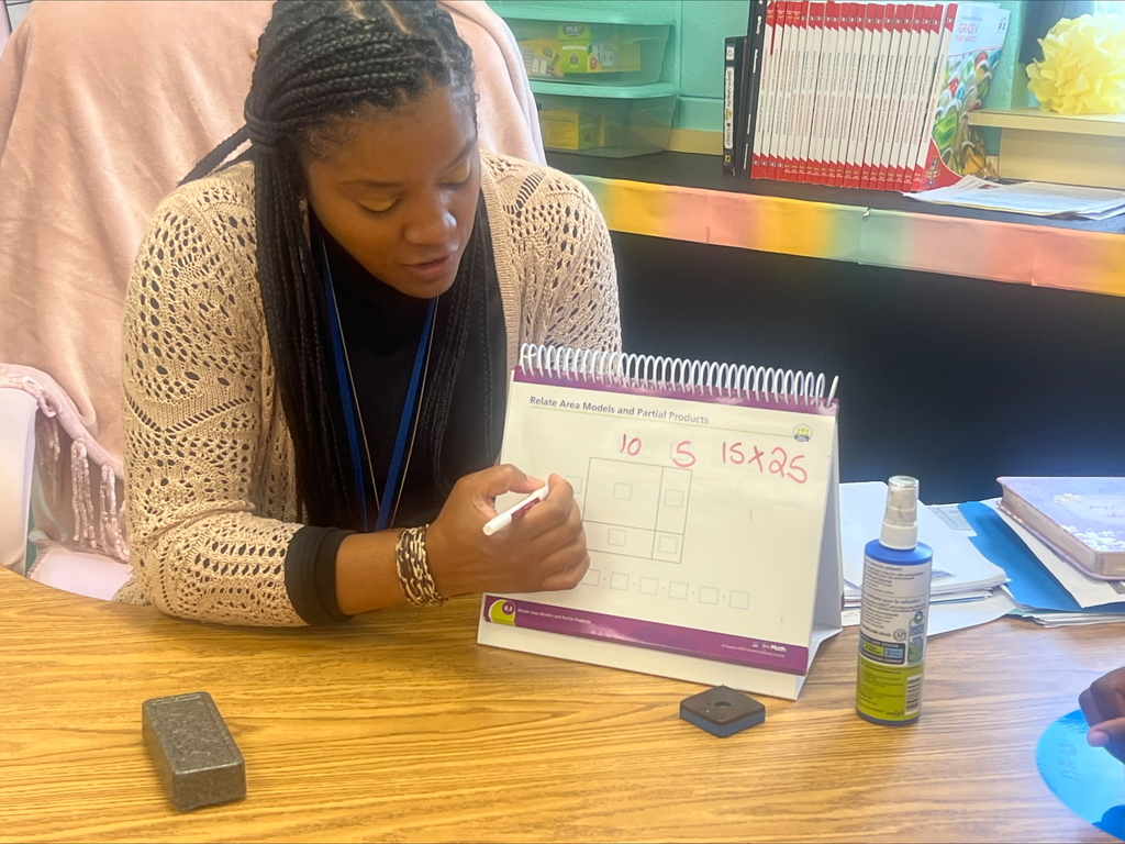 Small Group Area Model Practice with Mrs. Harris