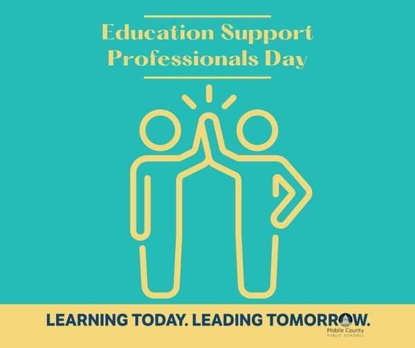 Education Support Professionals Day. Learning Today. Leading TOmorrow