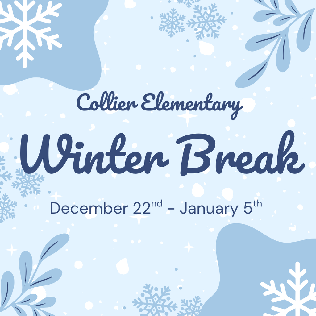 Winter break is December 22nd-January 5th