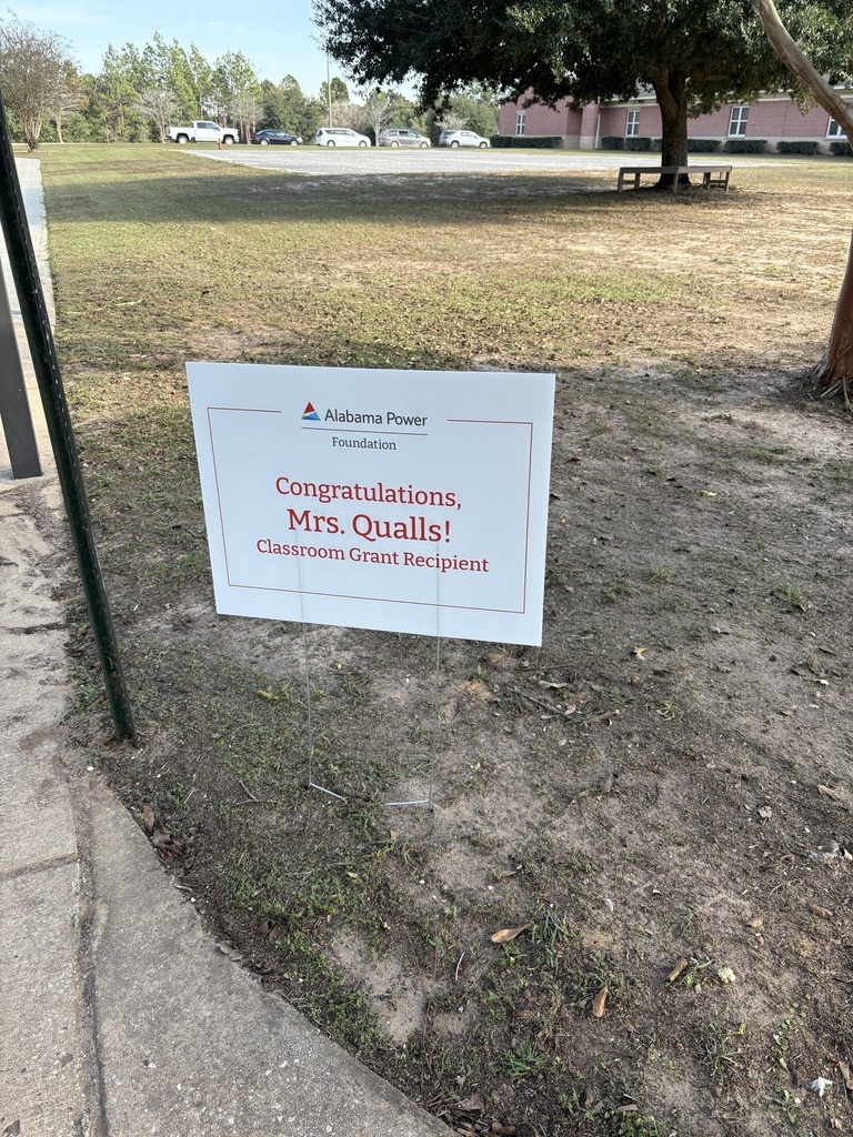 Mrs. Qualls winner of the AL Power grant