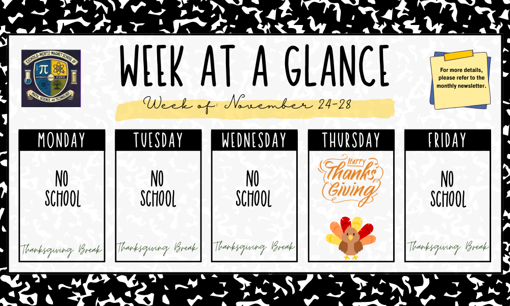 Week At A Glance