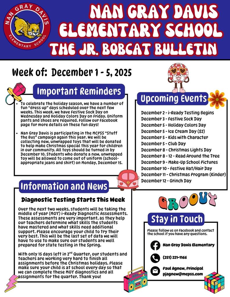 Parent Newsletter 12-1-25