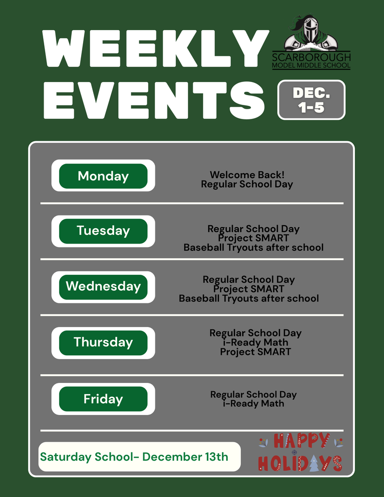 weekly events