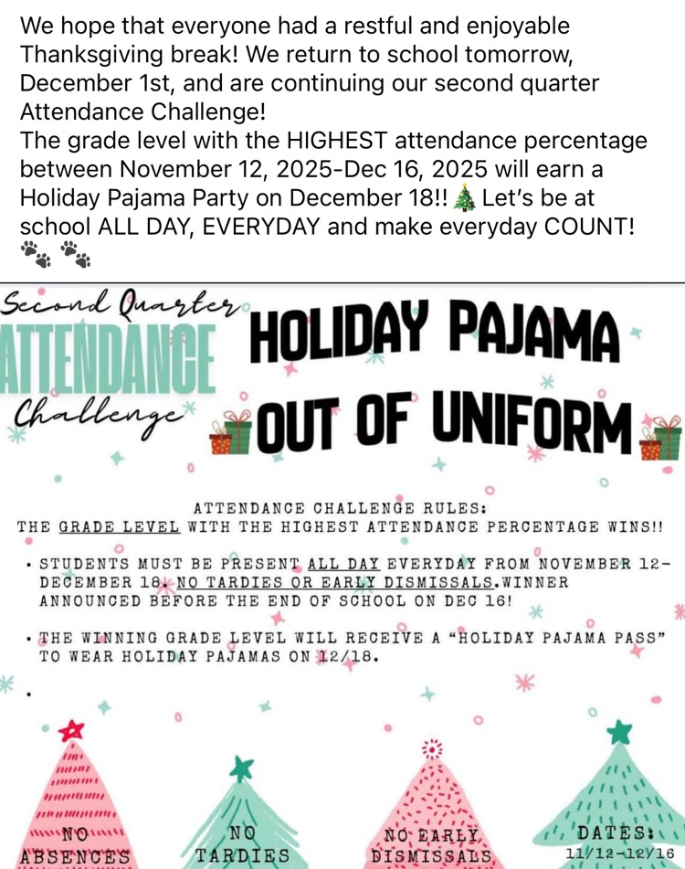 Back to School/Attendance Challenge