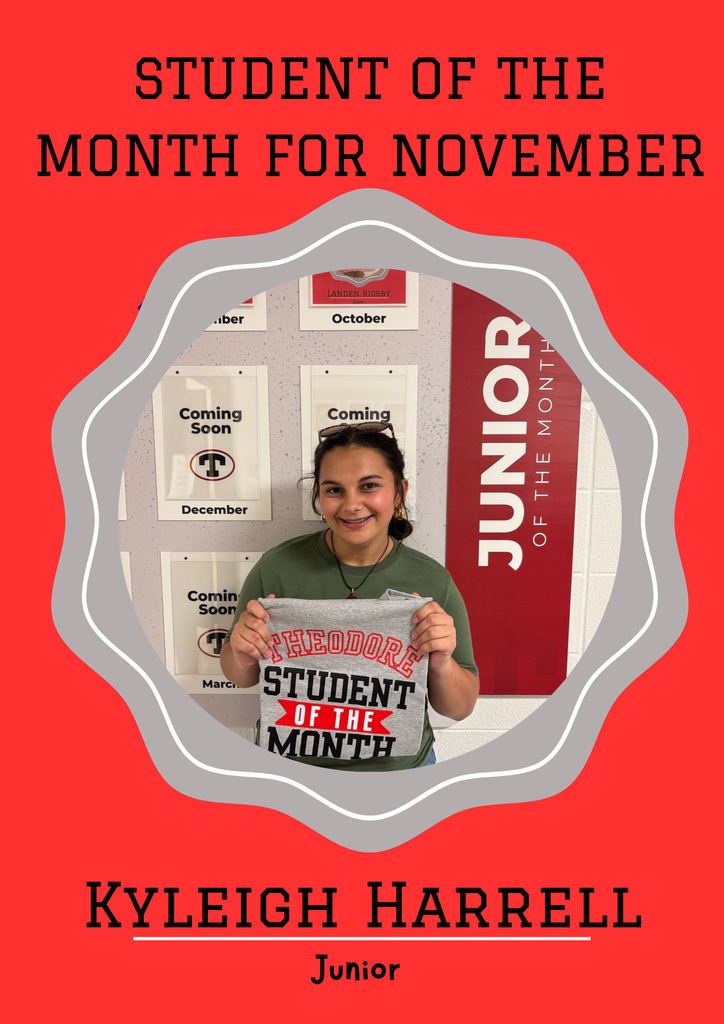 Junior Student of the Month - Kyleigh Harrell