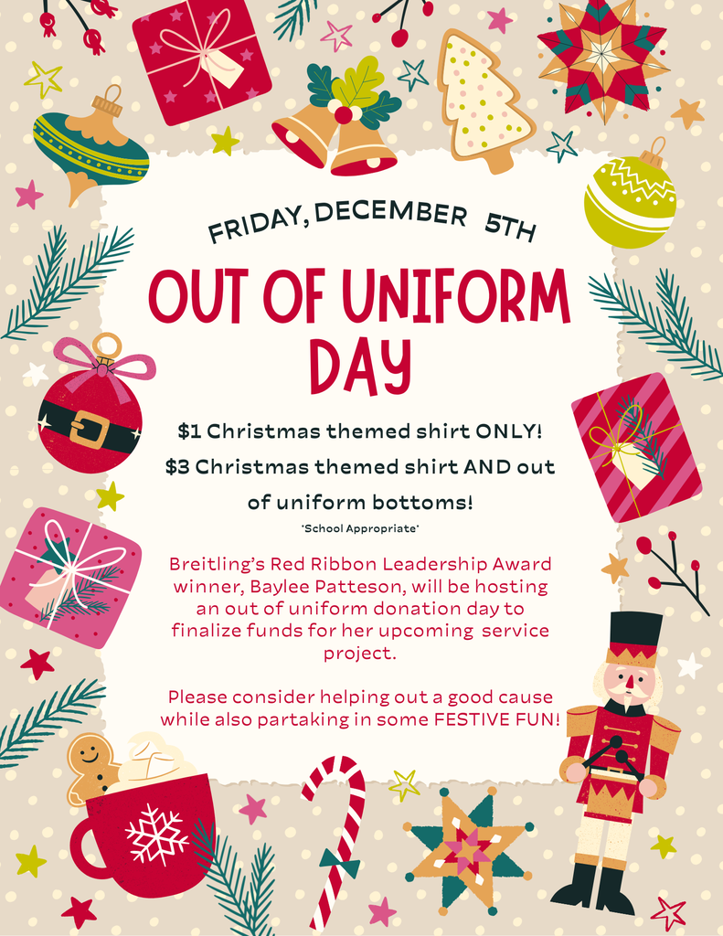 Out of uniform flyer