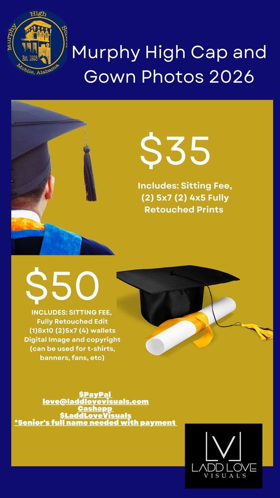 Senior Cap & Gown Pics