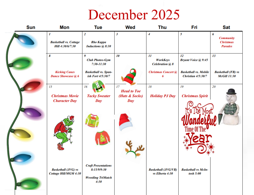 December Calendar