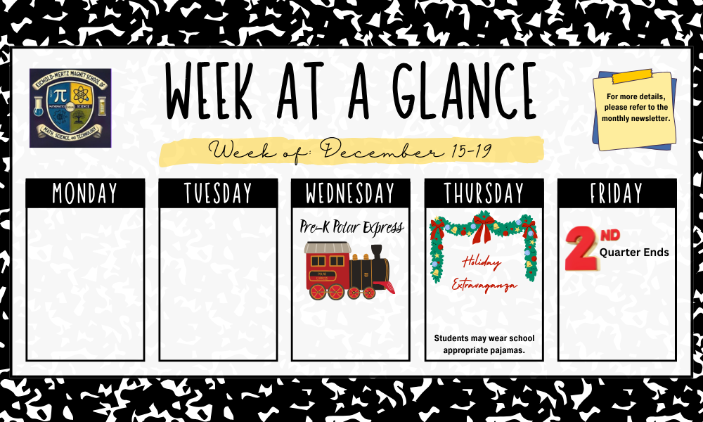 Week At A Glance