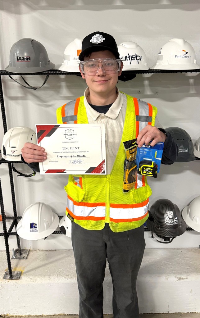 Craft Academy Student Employee of the Month