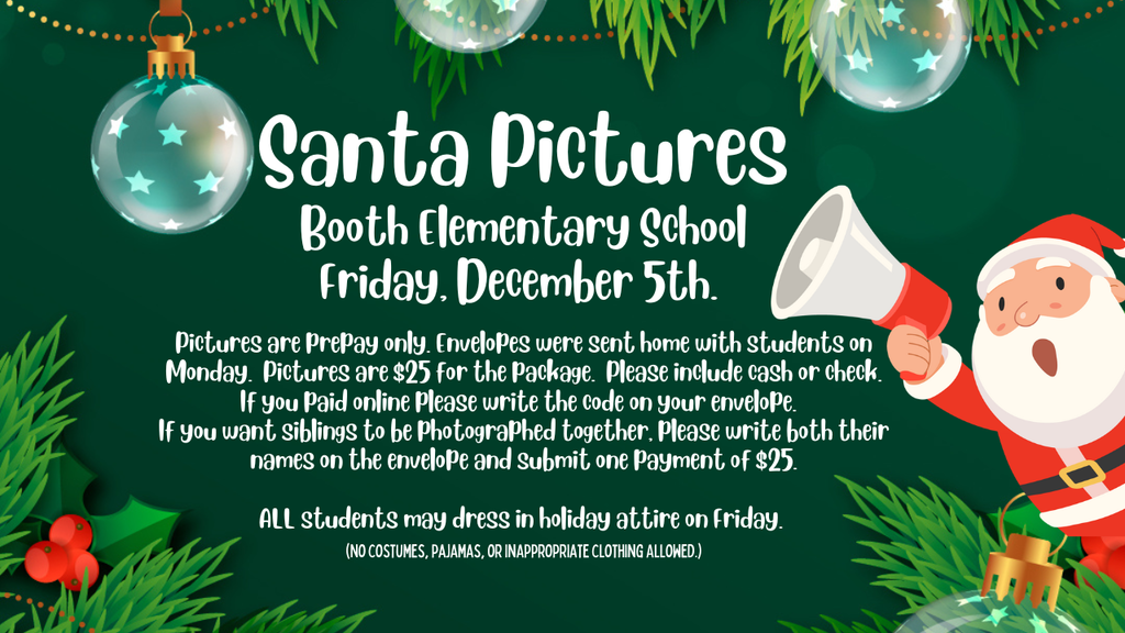 Santa Picture Friday December 5th