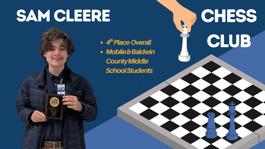 Sam Cleere Chess Club Tournament 4th Place Overall