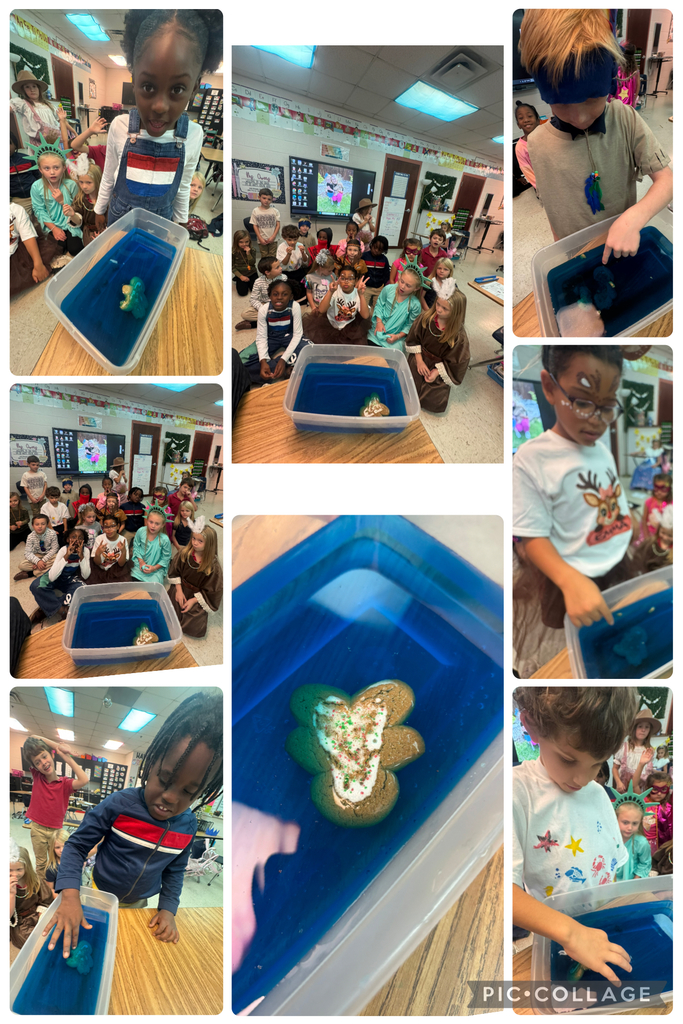 Ms. Owens' class conducting an experiement