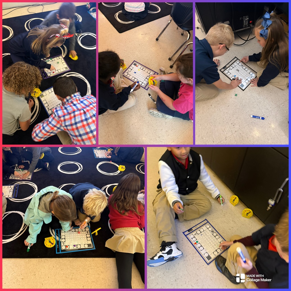 Students playing a game.