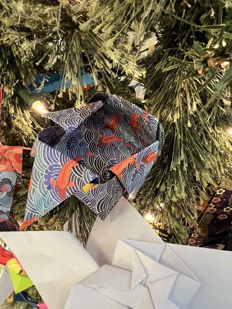 paper origami ornament