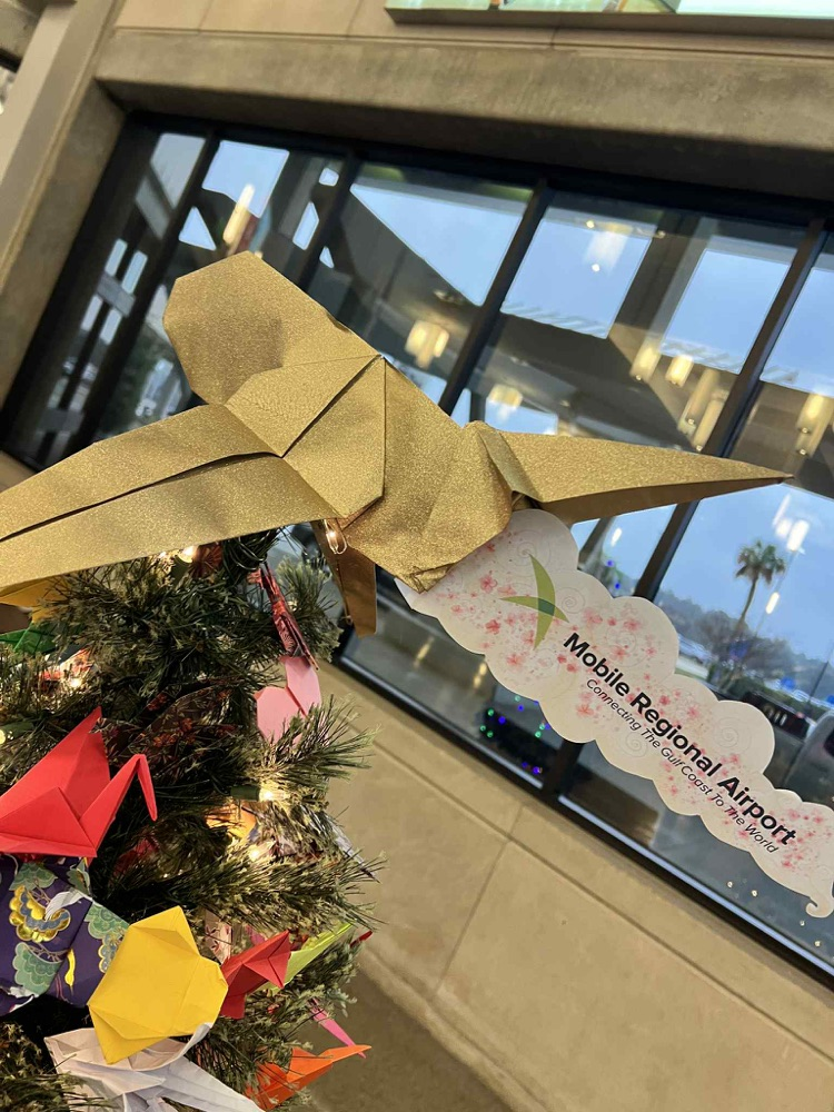 plane origami ornament