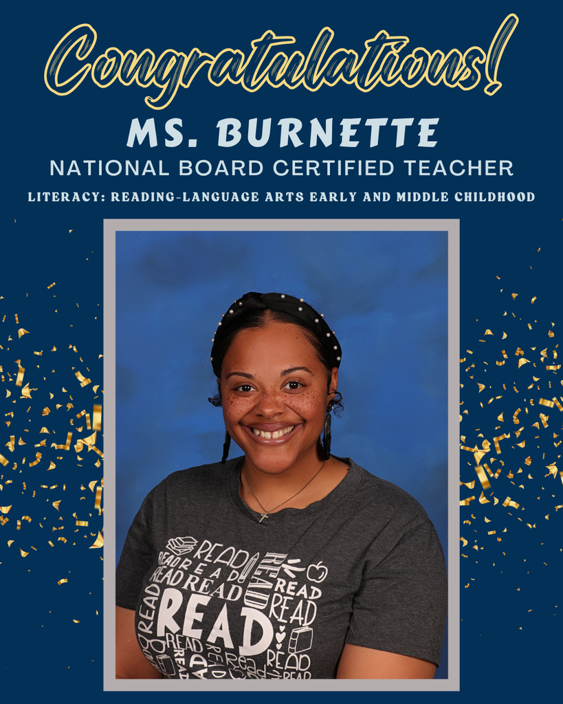 Ms. Burnette is Nationally Board Certified