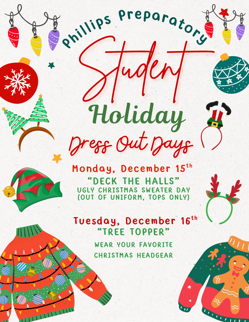 Student Holiday Dress Out