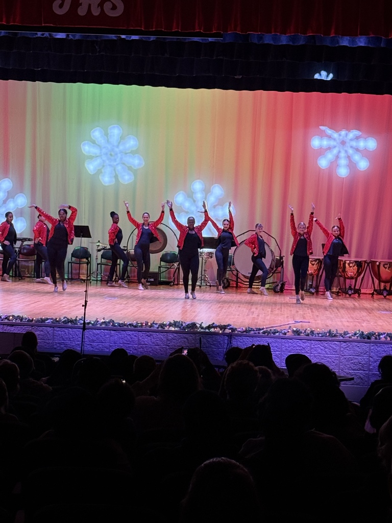 The  Dance Team's performance at the Fine Arts Christmas Program.
