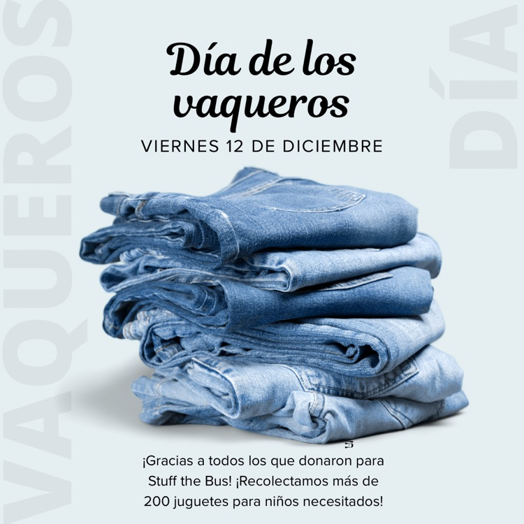 jeans day on December 12th