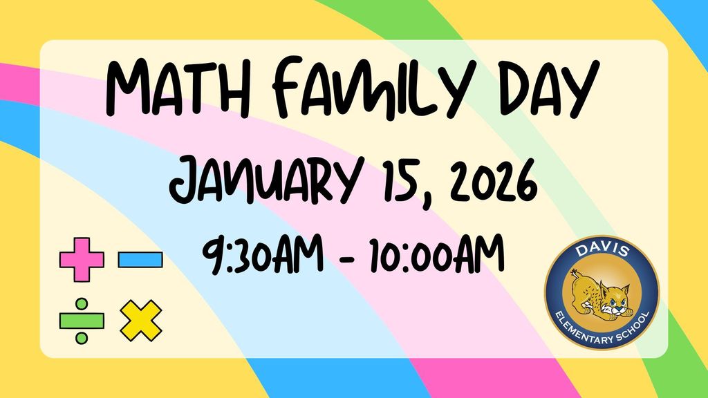 Math Famliy Day - January 15 9:30AM