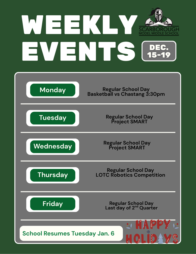weekly events