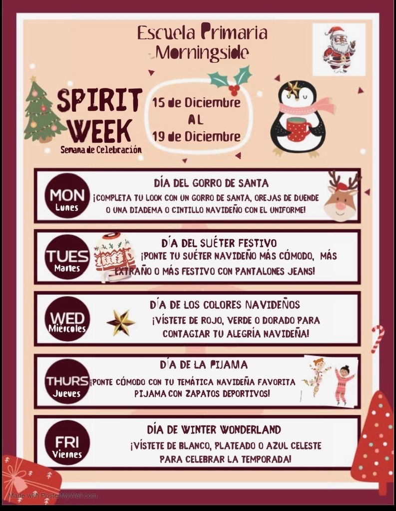 Christmas Spirit Week