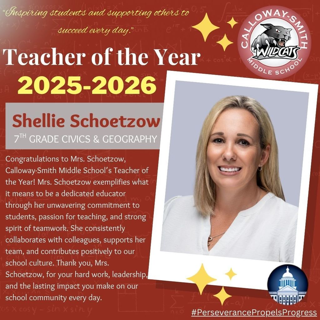 Teacher of the Year 2025-2026