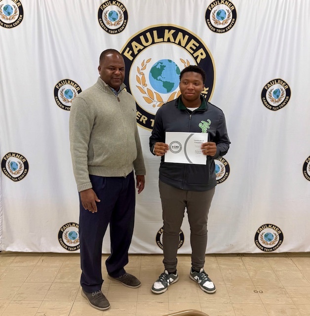 collision repair student and principal