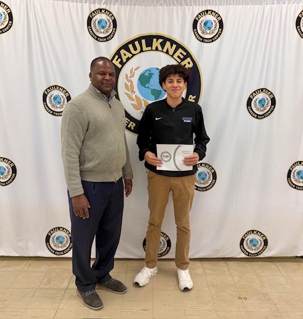 collision repair student and principal