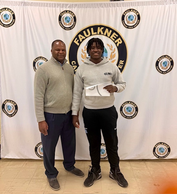 collision repair student and principal