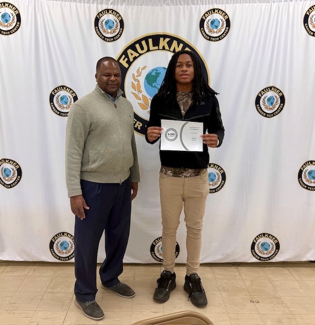 collision repair student and principal