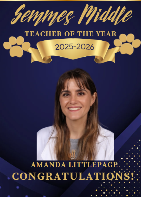 Ms. Littlepage Teacher of the Year