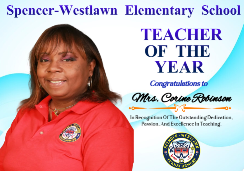 Teacher of the Year Mrs. Corine Robinson