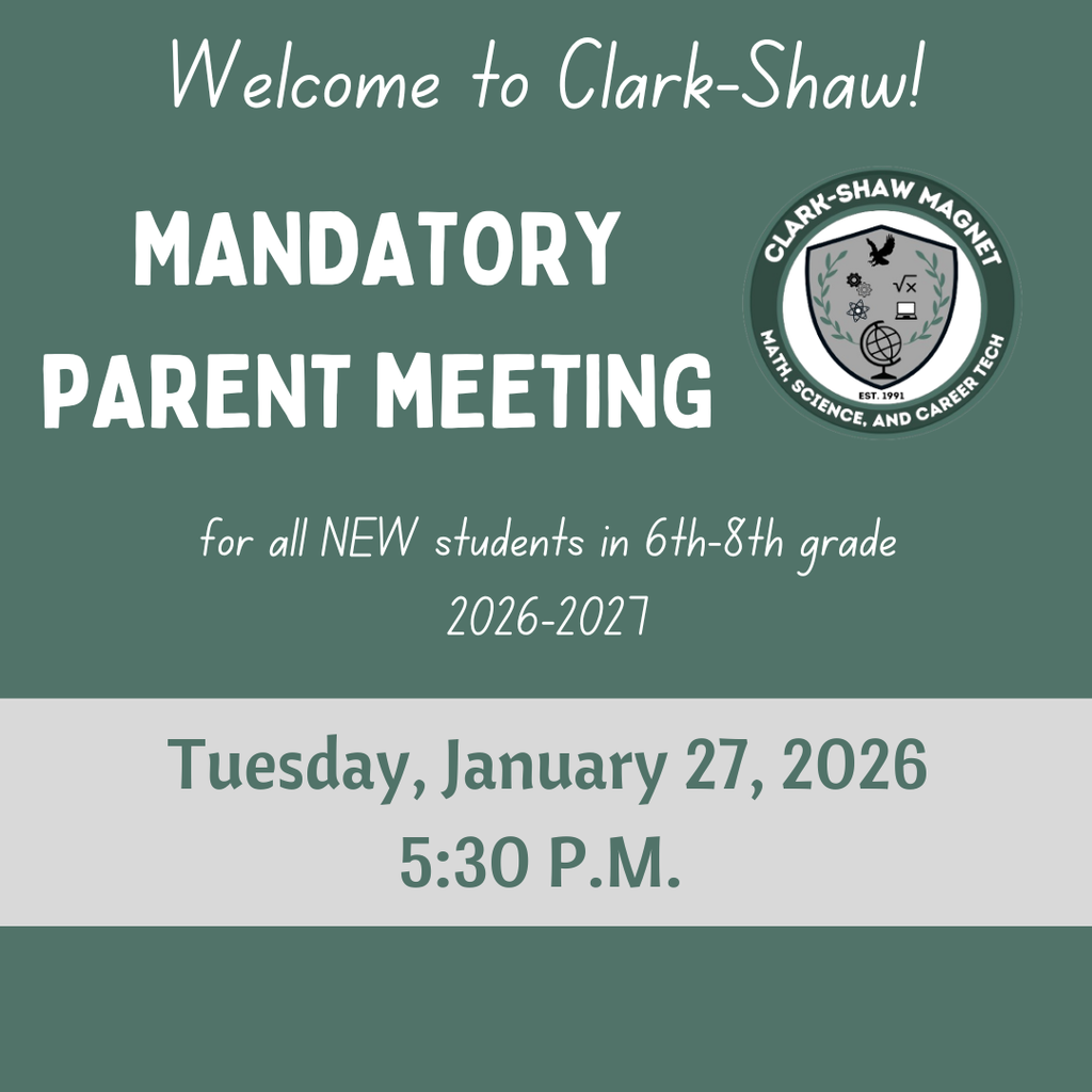 announcement of mandatory parent meeting- all information is included in the caption 