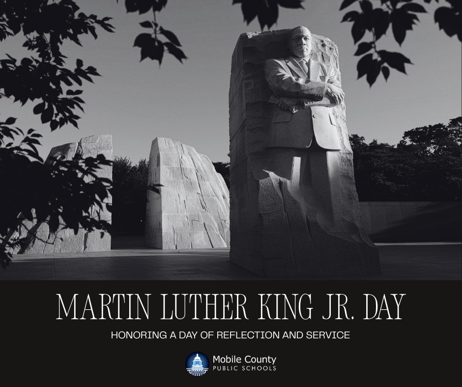 Graphic for Martin Luther King Jr. Day