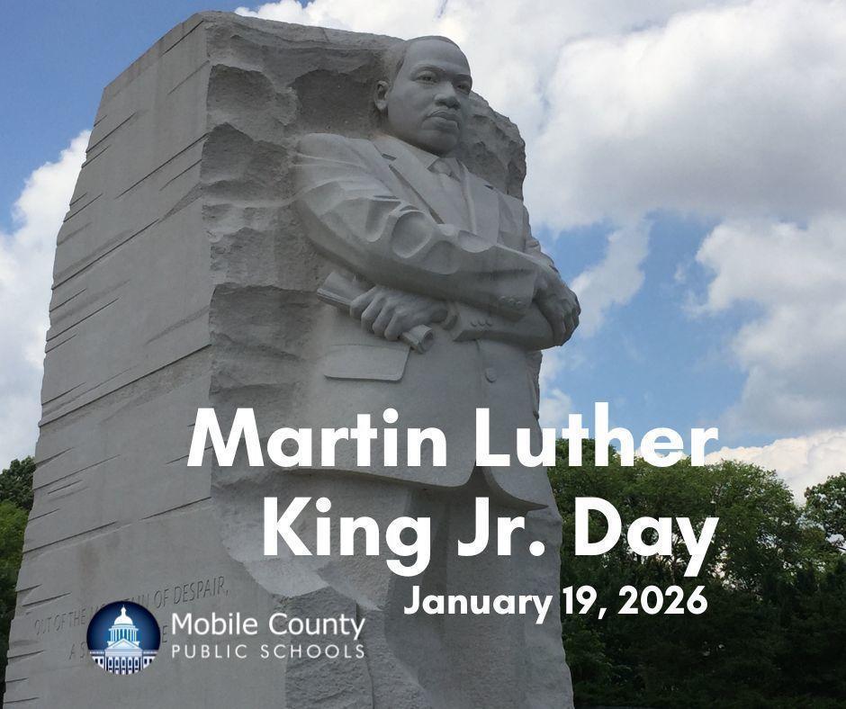 No School on Monday, January 19, 2026