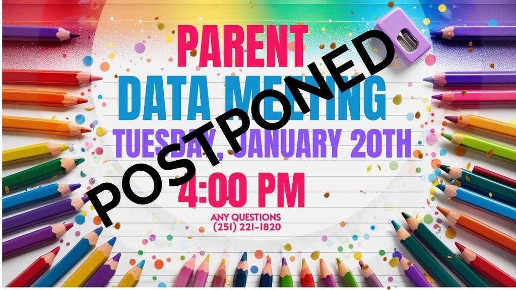 The parent meeting that was scheduled for Tuesday, January 20th is being postponed. I want to ensure you have the most recent ACAP practice data when the meeting is held. It will be rescheduled after we complete ACAP Practice Test #2.  We are looking at a proposed date of February 3rd. When the final decision is made, we will send out a notification. Thank you in advance for your understanding.   Faith Belle-Lucy, Principal