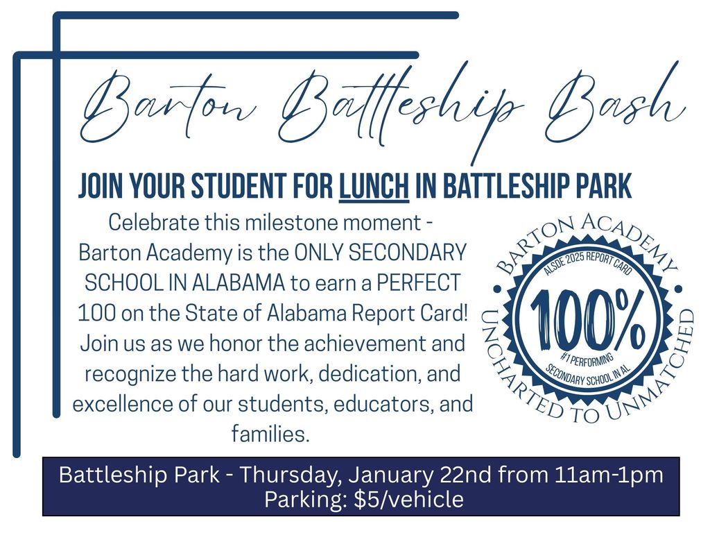 Join us! Barton Battleship Bash!