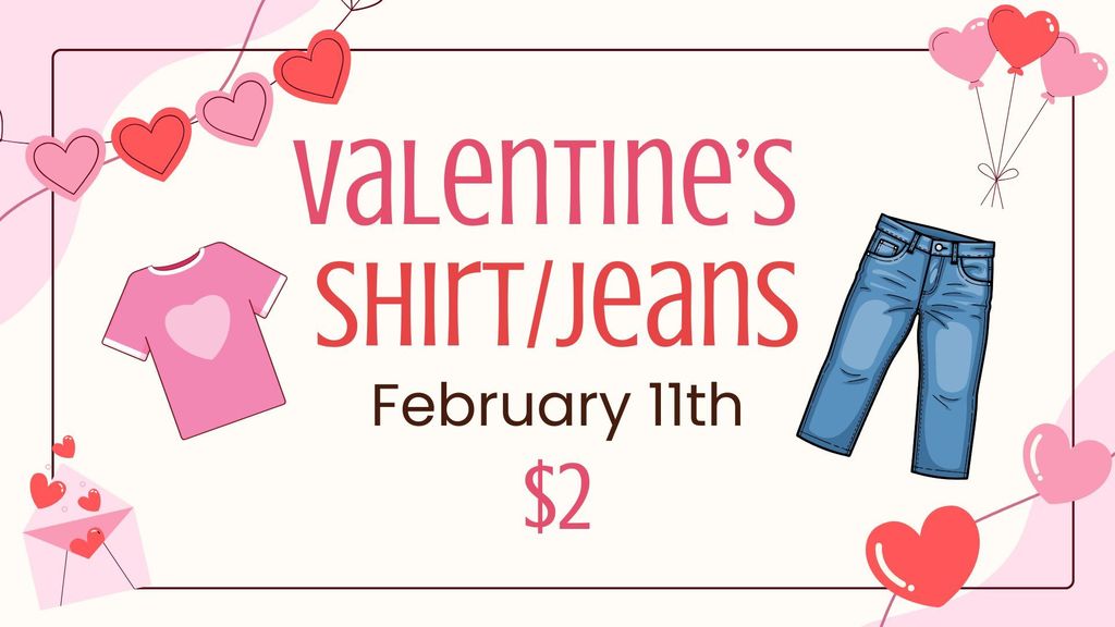 Valentine's Day Class Agenda Education Presentation in Cream Pink and Red Lined Graphic Style (1920 x 1080 px)