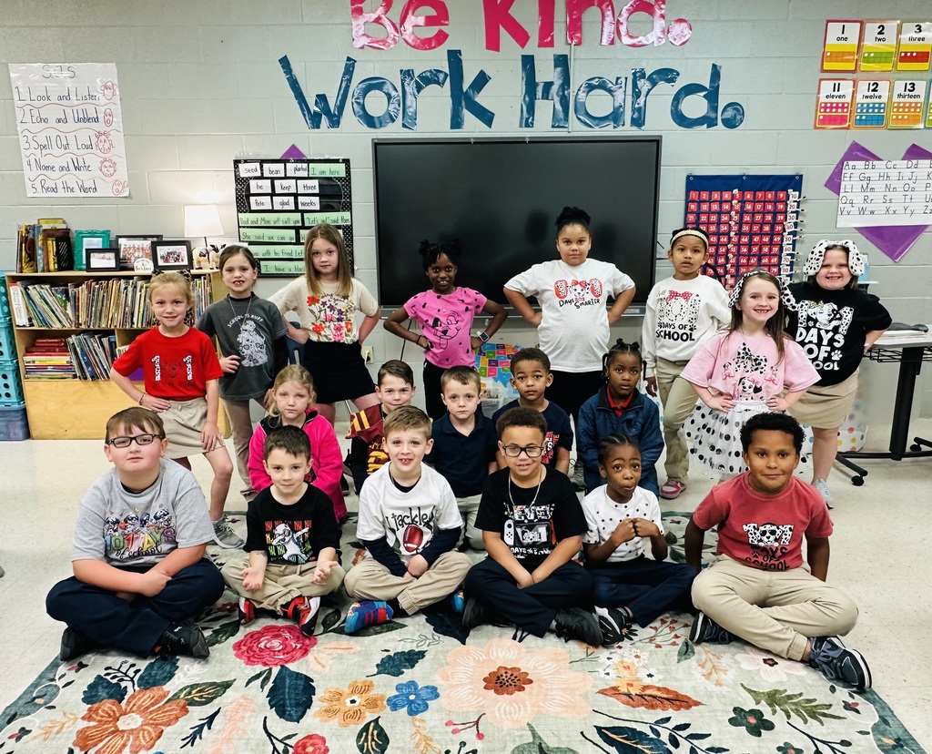 Happy 100 and 101st day from Mrs. Boltz's and Ms. Thornton's class.